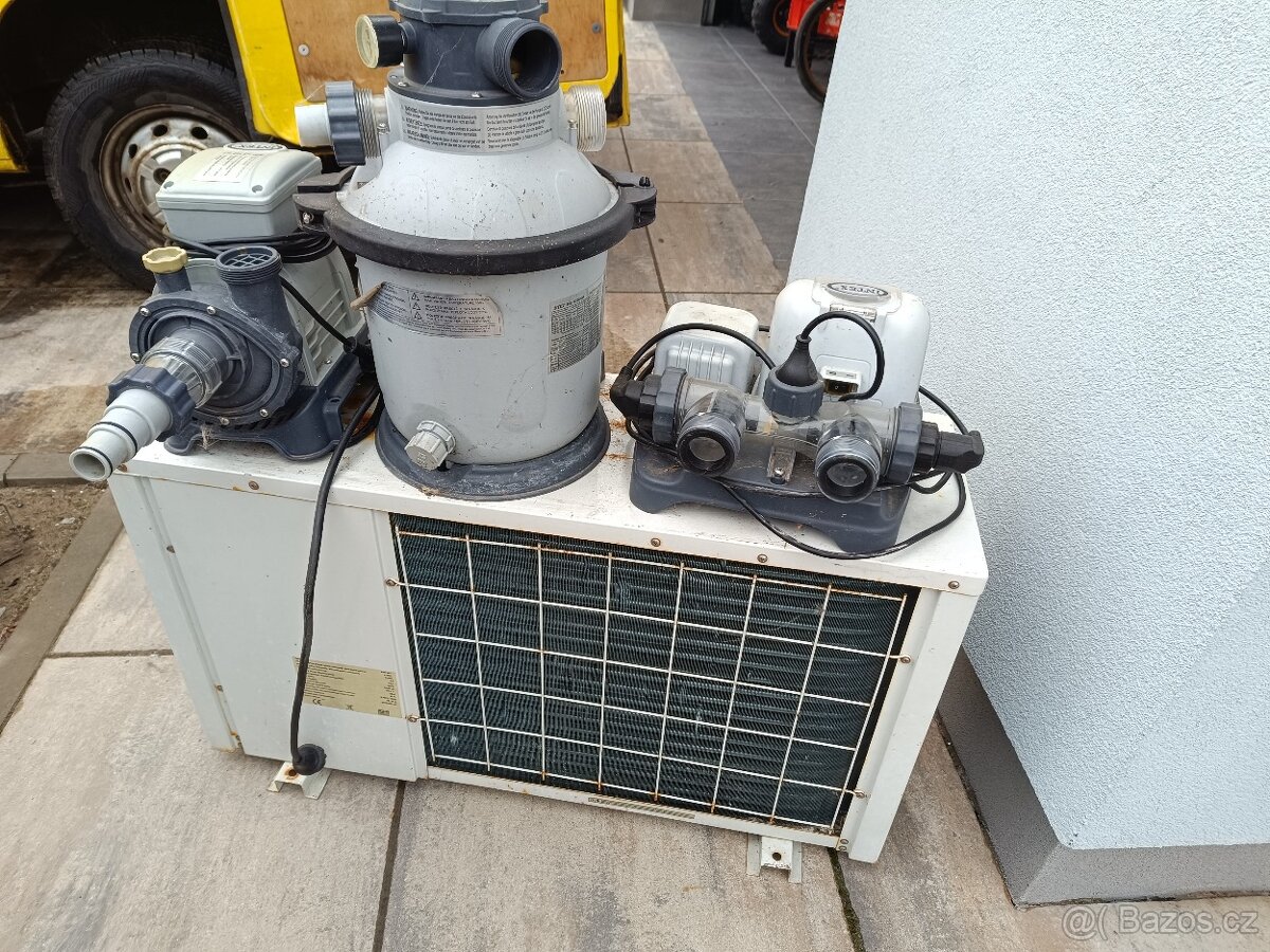 Bazénový set, čerpadlo, solinator, filtrace, hadice, přísluš - 5