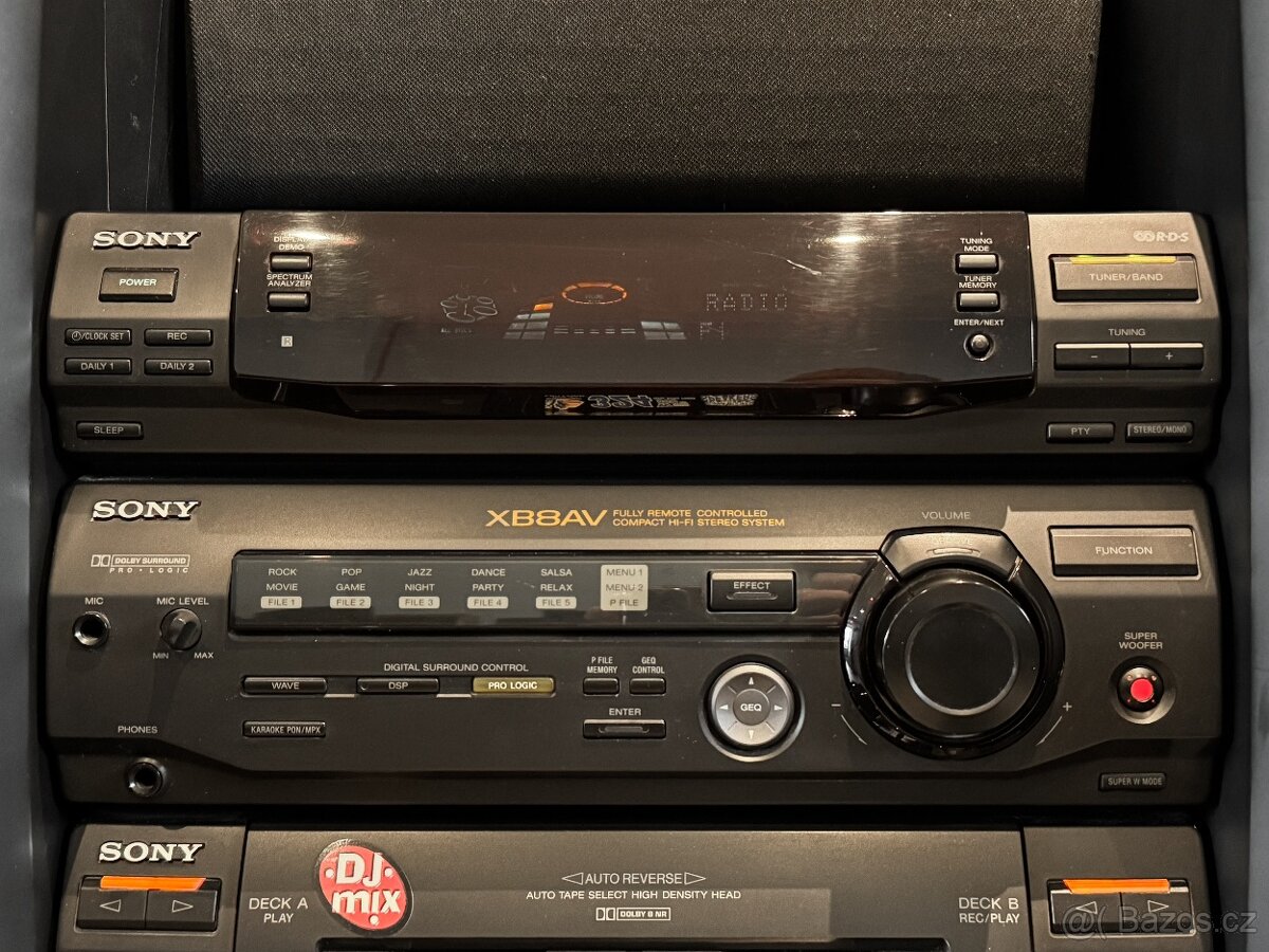 Sony XB8AV HiFi věž - 5