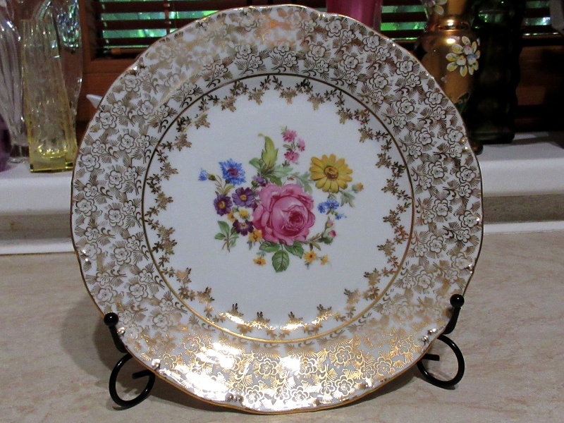 Dekorativní porcelánové retro talíře - 5