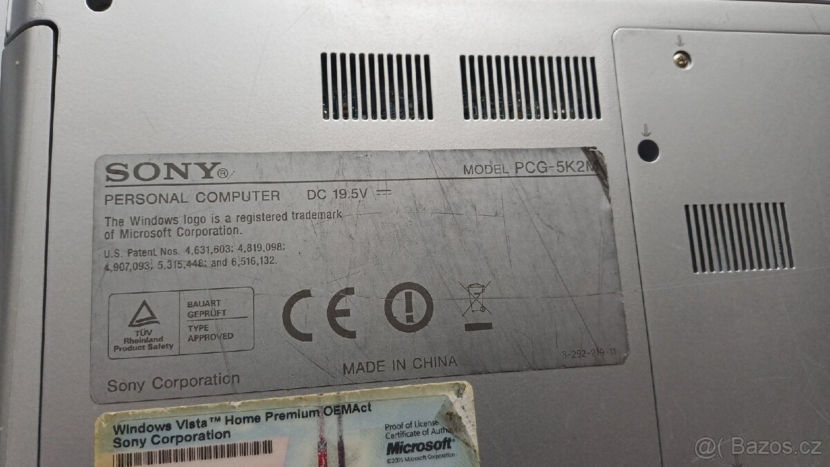 Sony Vaio VGN-CR31S na náhradní díly - 5