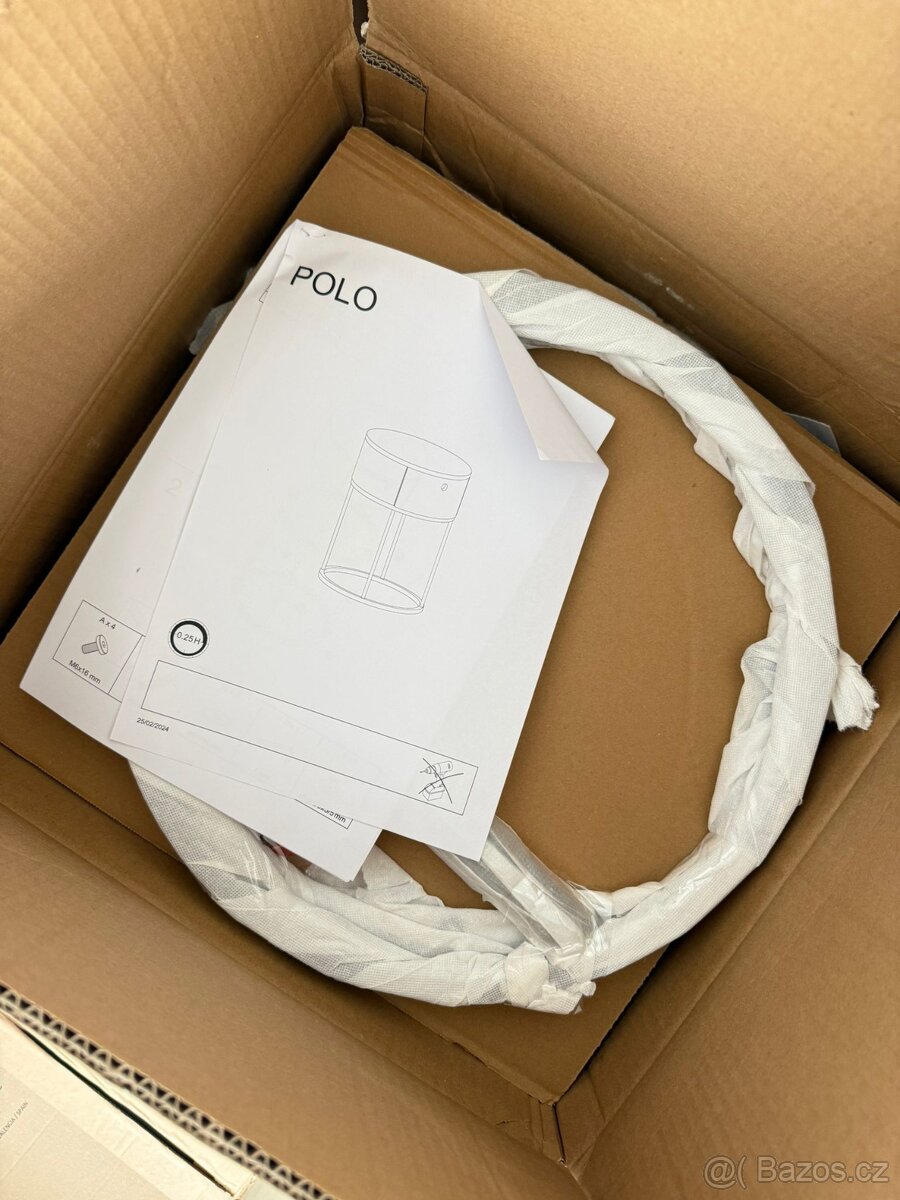 Černý lakovaný noční stolek Pulo 40 cm - 5