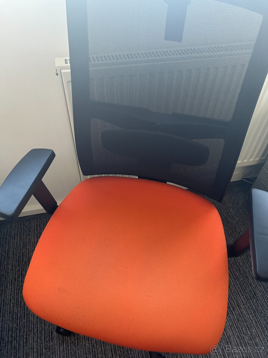 Kancelářská židle oranžová 2 ks - 5