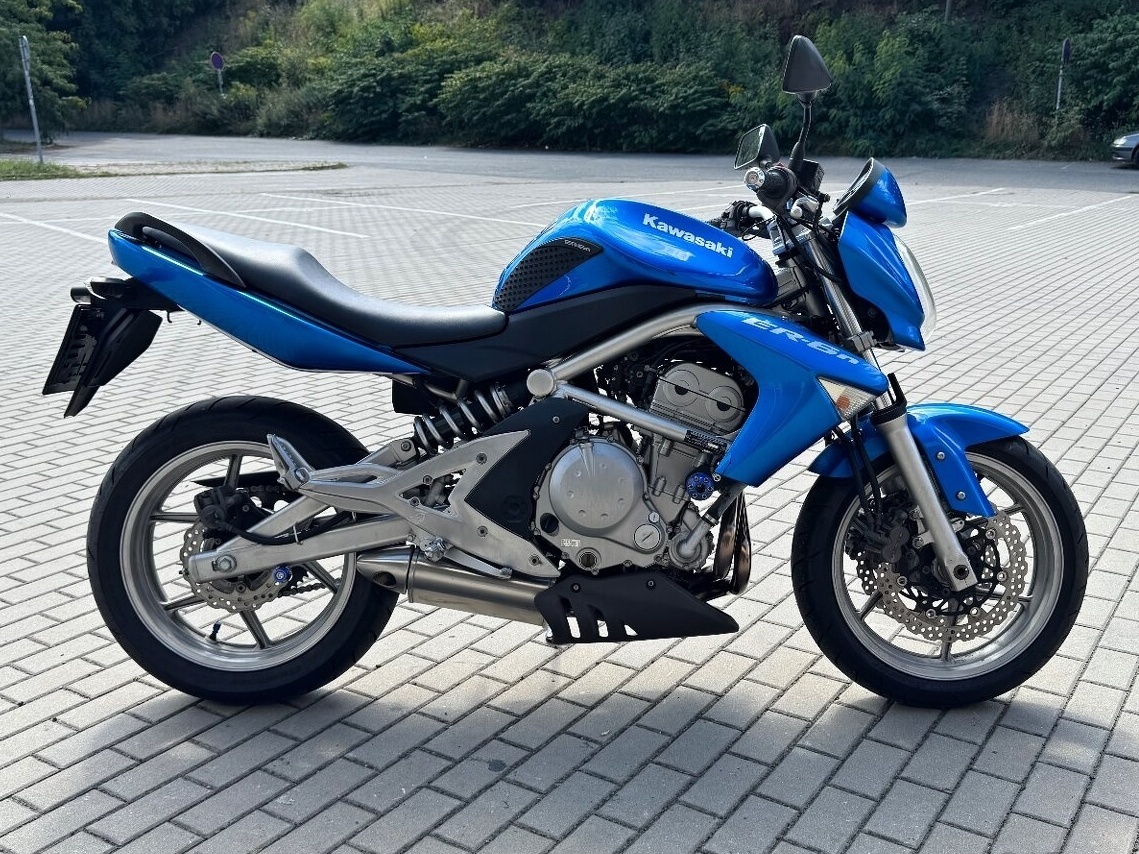Kawasaki ER-6N 53kW 10/2008, 20TKM, Nové pneu, STK 2029 - 5