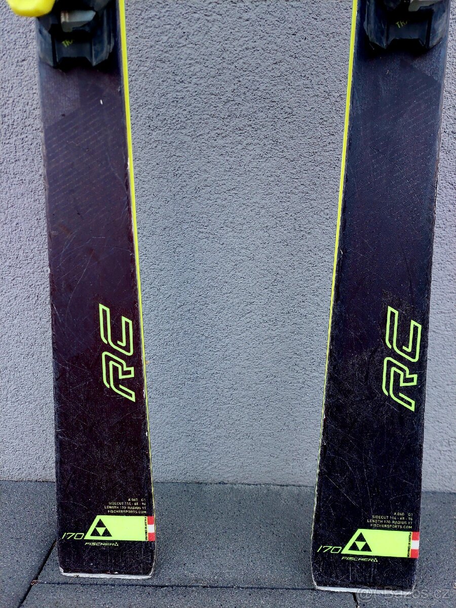 Pánské lyže FISCHER RC4 včetně vázání, 170 cm + lyžáky - 5