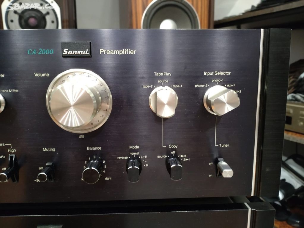 zesilovač a předzesilovač Sansui BA 2000/ CA 2000 - 5