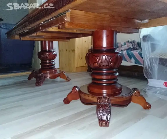 Luxusní vyřezávaná jídelní souprava - 5