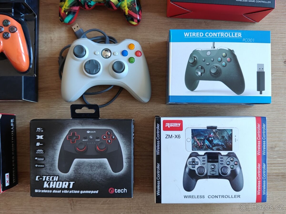 Ovladače pro PS3, PS4, PC, XBOX, ANDROID - nové, nepoužité - 5