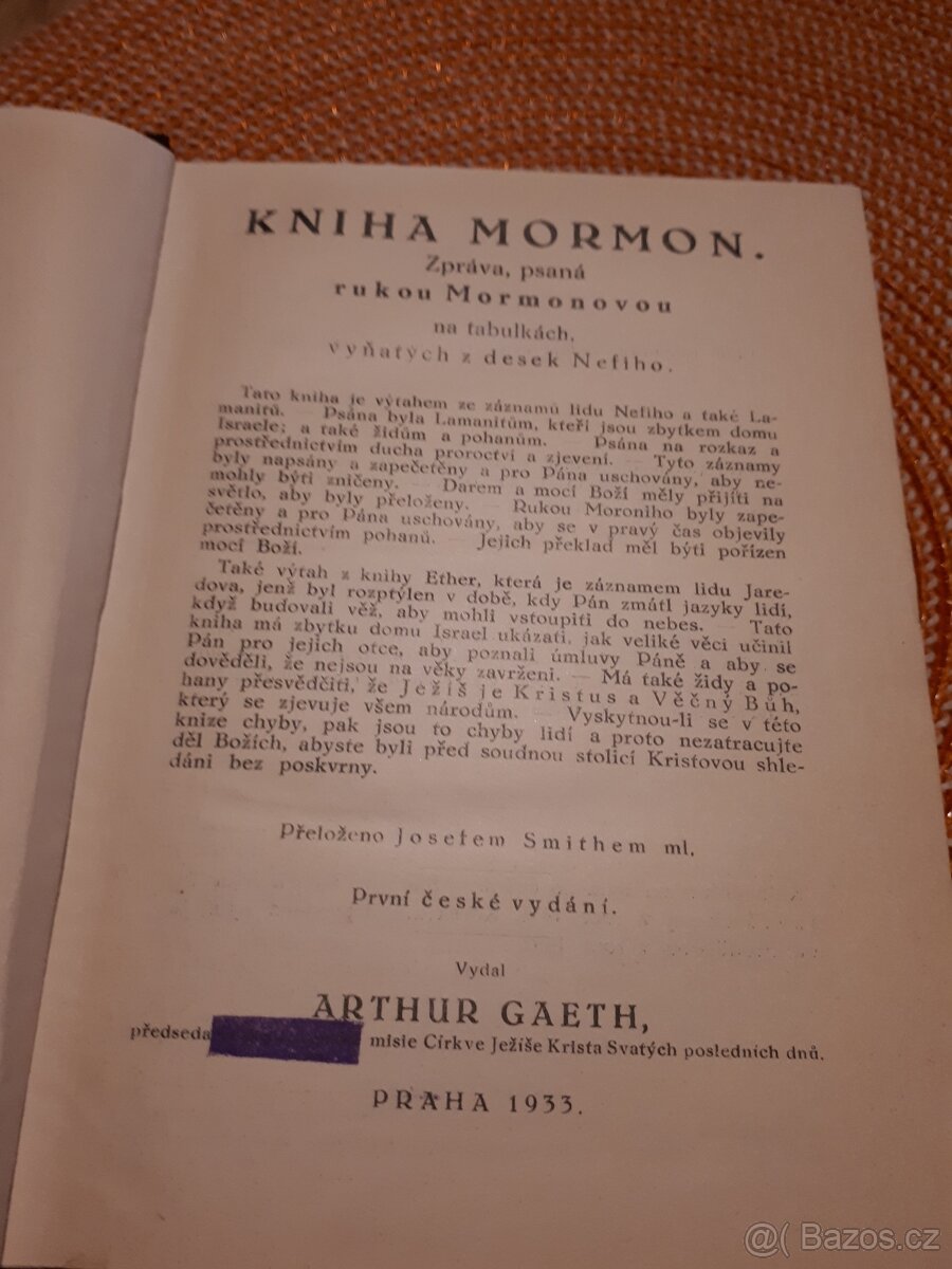 kniha MORMON - 5