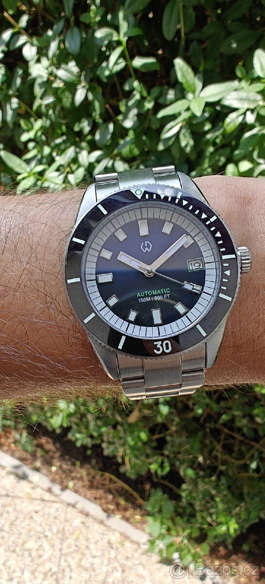Automatické hodinky, strojek Seiko NH35, voděodolné 150M - 5