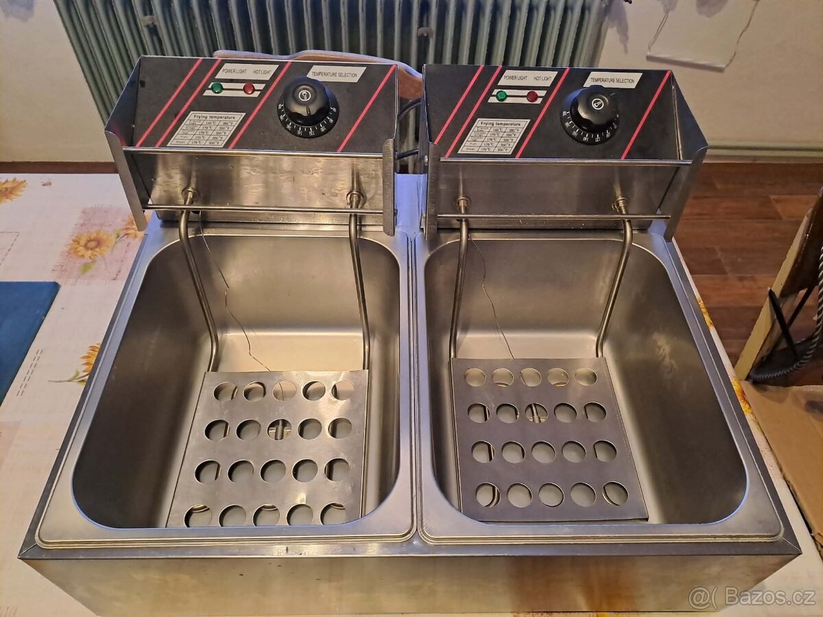 Olejová fritéza 2x 6L - 5