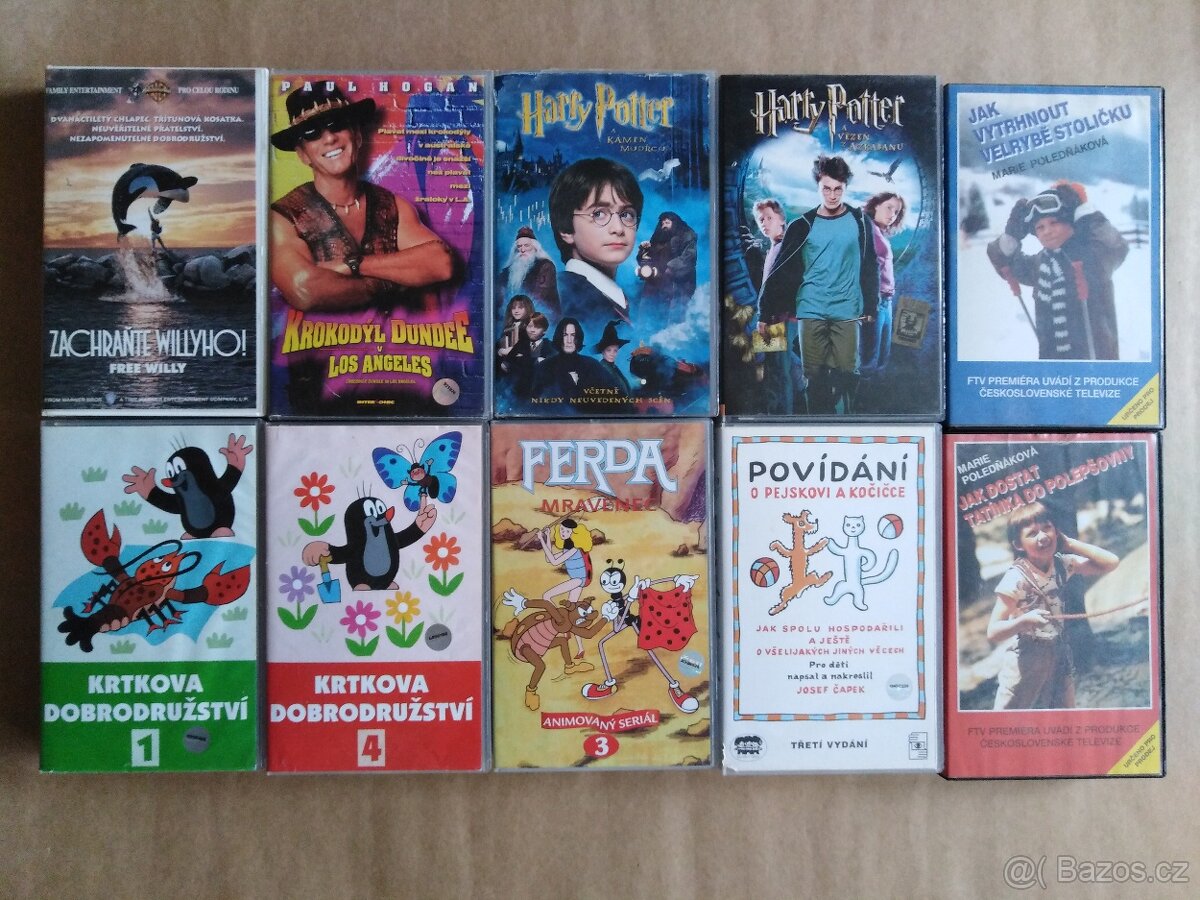 VHS kazety original mix - 1 kus = 70Kč - 5