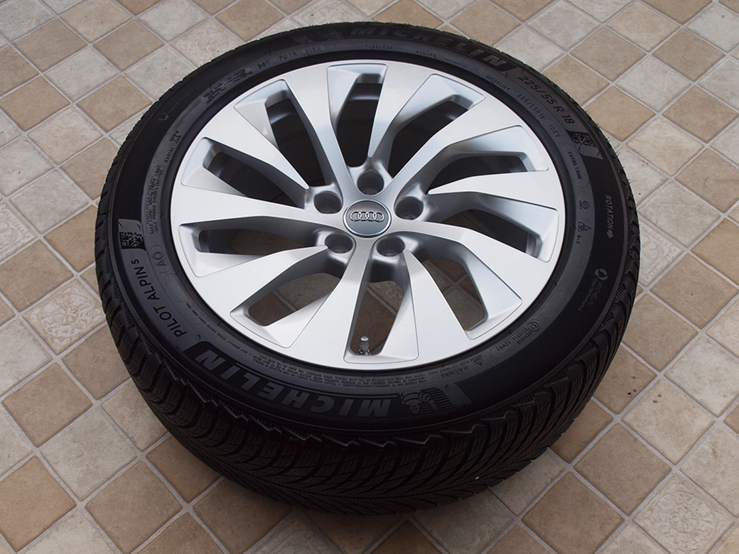18" Alu kola = 5x112 = AUDI A7 – ZIMNÍ – JAKO NOVÉ - 5