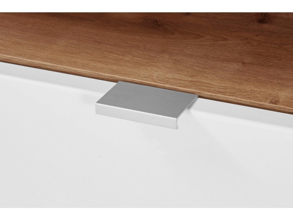 Obývací stěna Parma Germany - Dub masiv / bílá mat MDF - 5