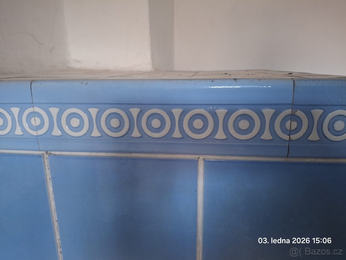 Kamna kachlová modrá - 5