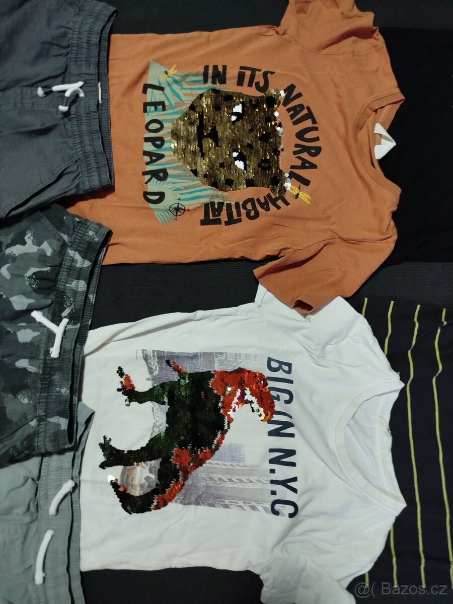 Kraťasy, trička HaM, Tesco vel 9-10let - 5