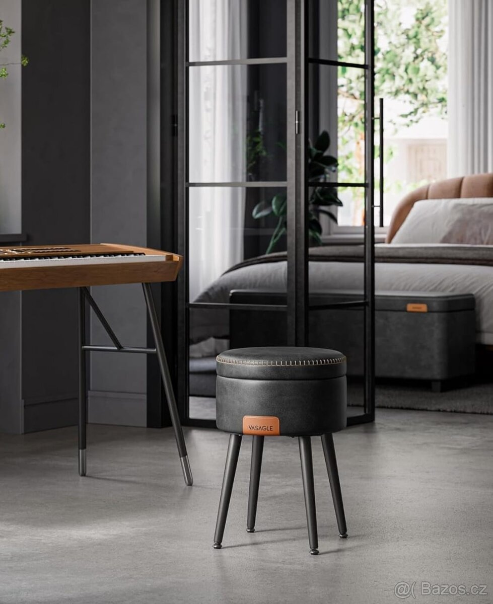Nový taburet s úložným prostorem Vasagle - 5