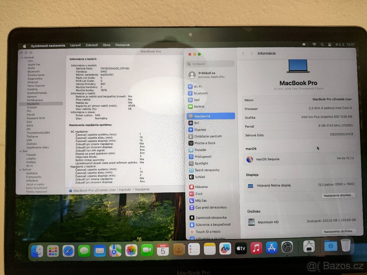 MacBook Pro 2018 | i5 • 8GB • 256GB - 5