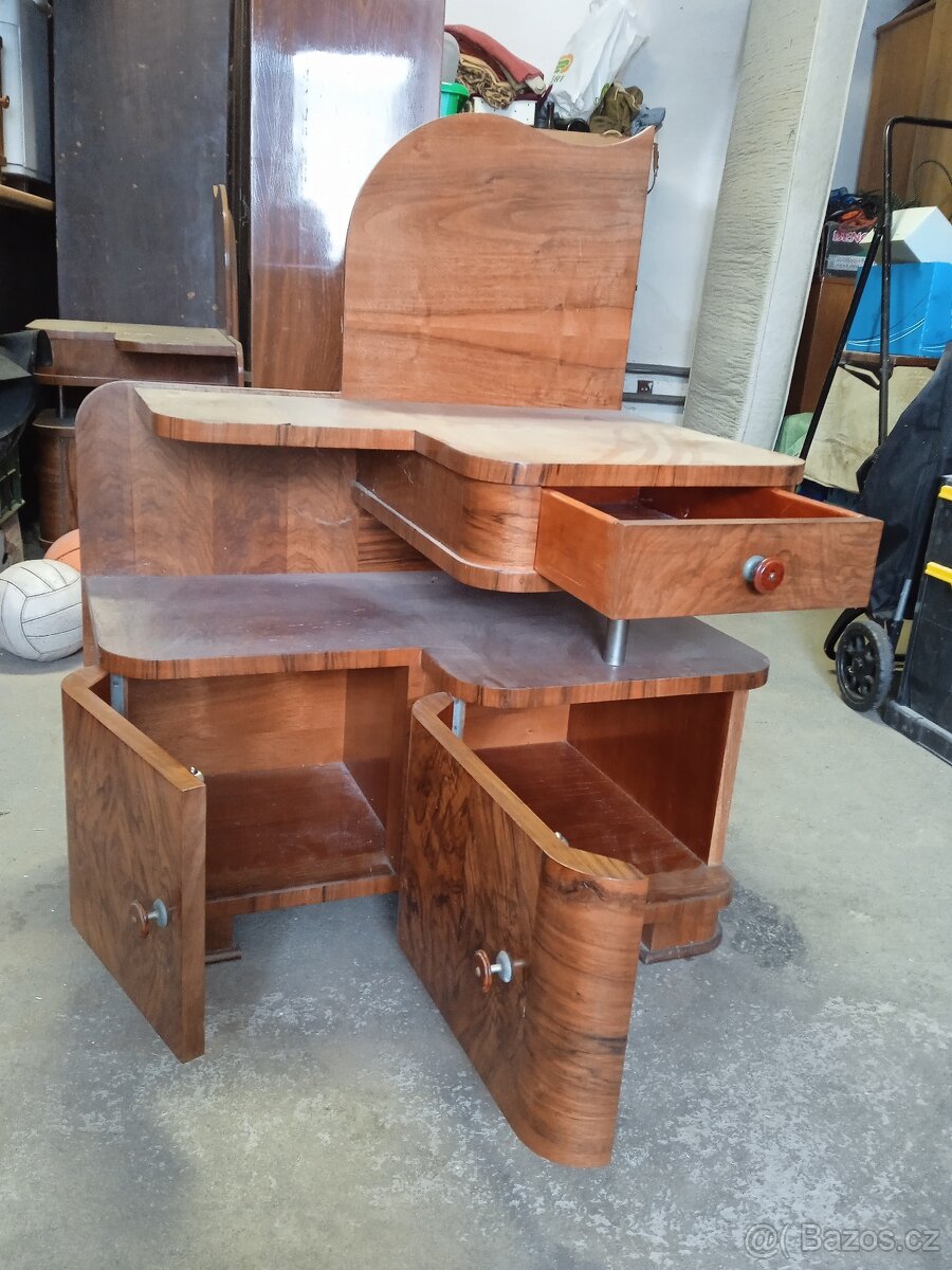 Starožitná skříňka levá,šuplík a 2x dvířka - 5