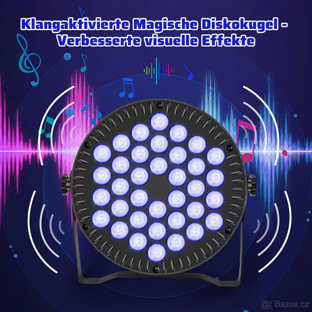 4 ks Katomi KDMX-512 36 W DMX512 PAR světlo - 5