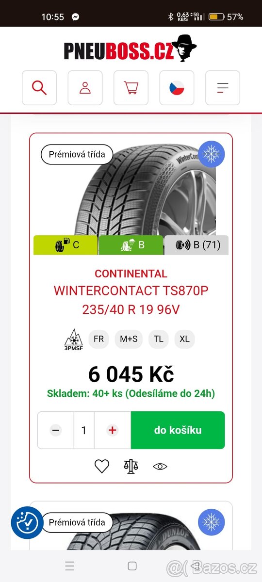 Continental wintercontact zimní 235/40R19 - 5