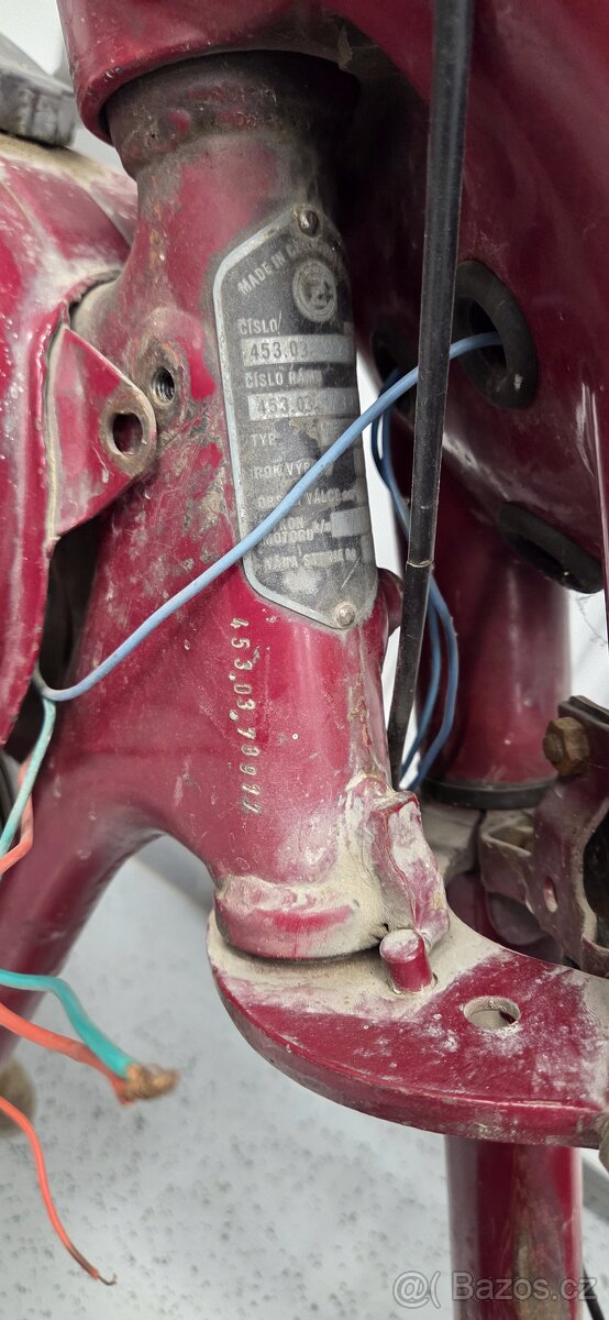 Jawa ČZ 125/453 De Luxe rv 1966 - 5