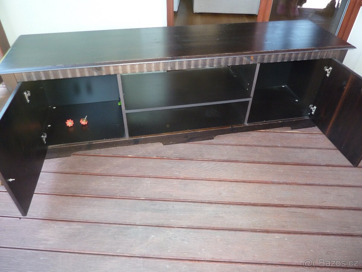 TV komoda/TV stolek - masiv, 175x45 cm - 5