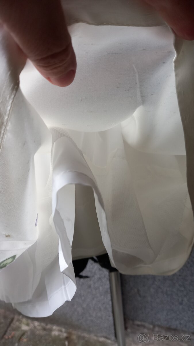 Perleťové šatičky Marks&Spencer vel 6-9m - 5