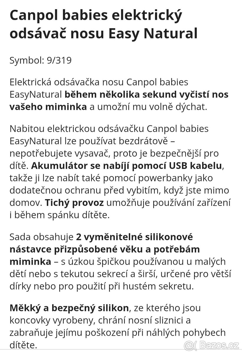 El.nosní odsávačka - 5