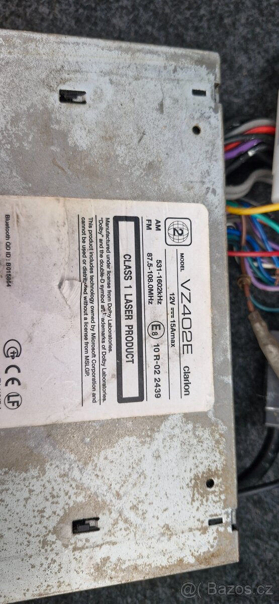 Clarion VZ 402E - autorádia s DVD - 5