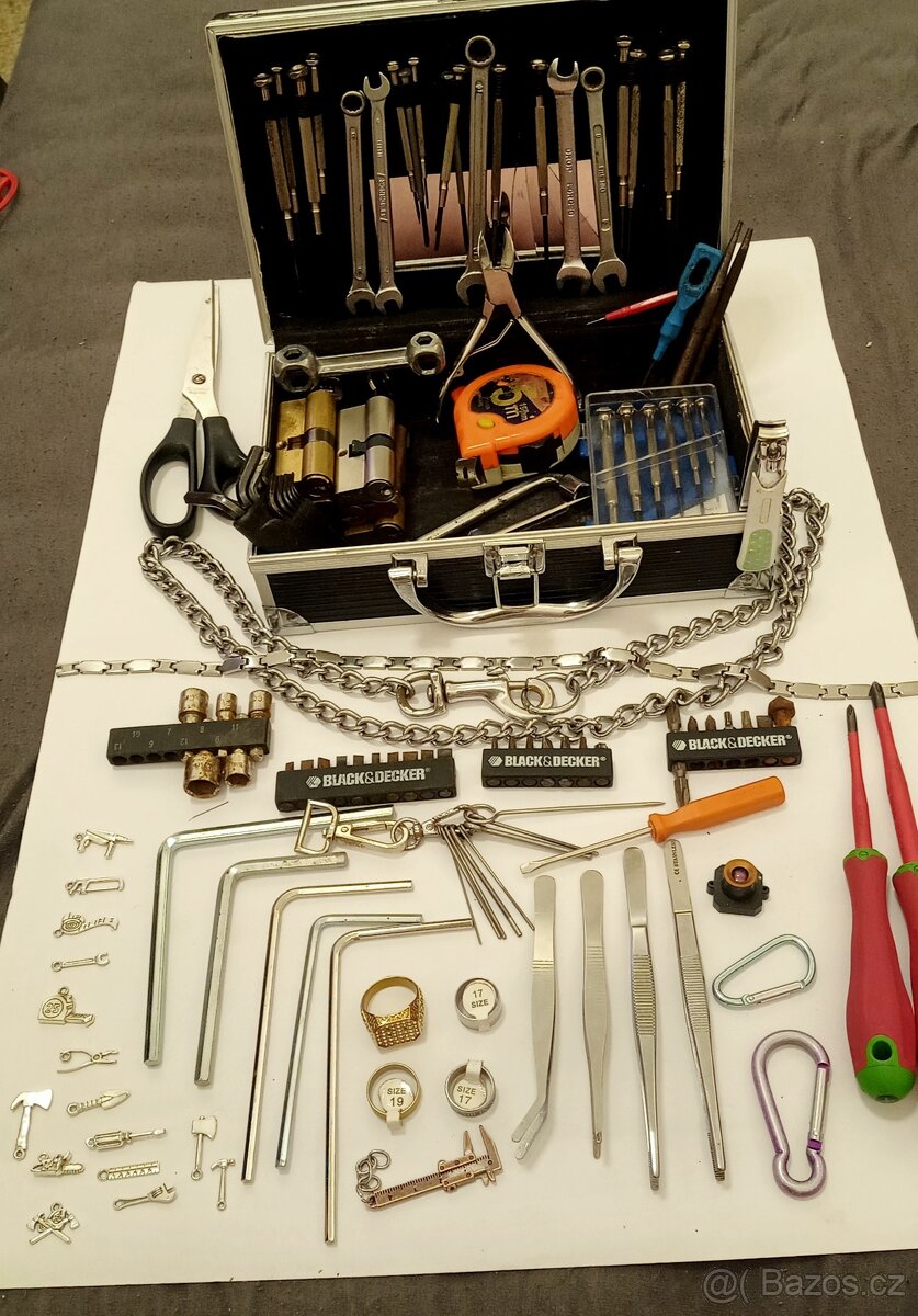 🔧 Velká sada nářadí v kufru + příslušenství 🔧 - 5