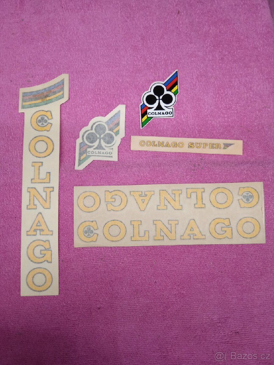 Retro rámové polepy Colnago - super -mexico atd - 5