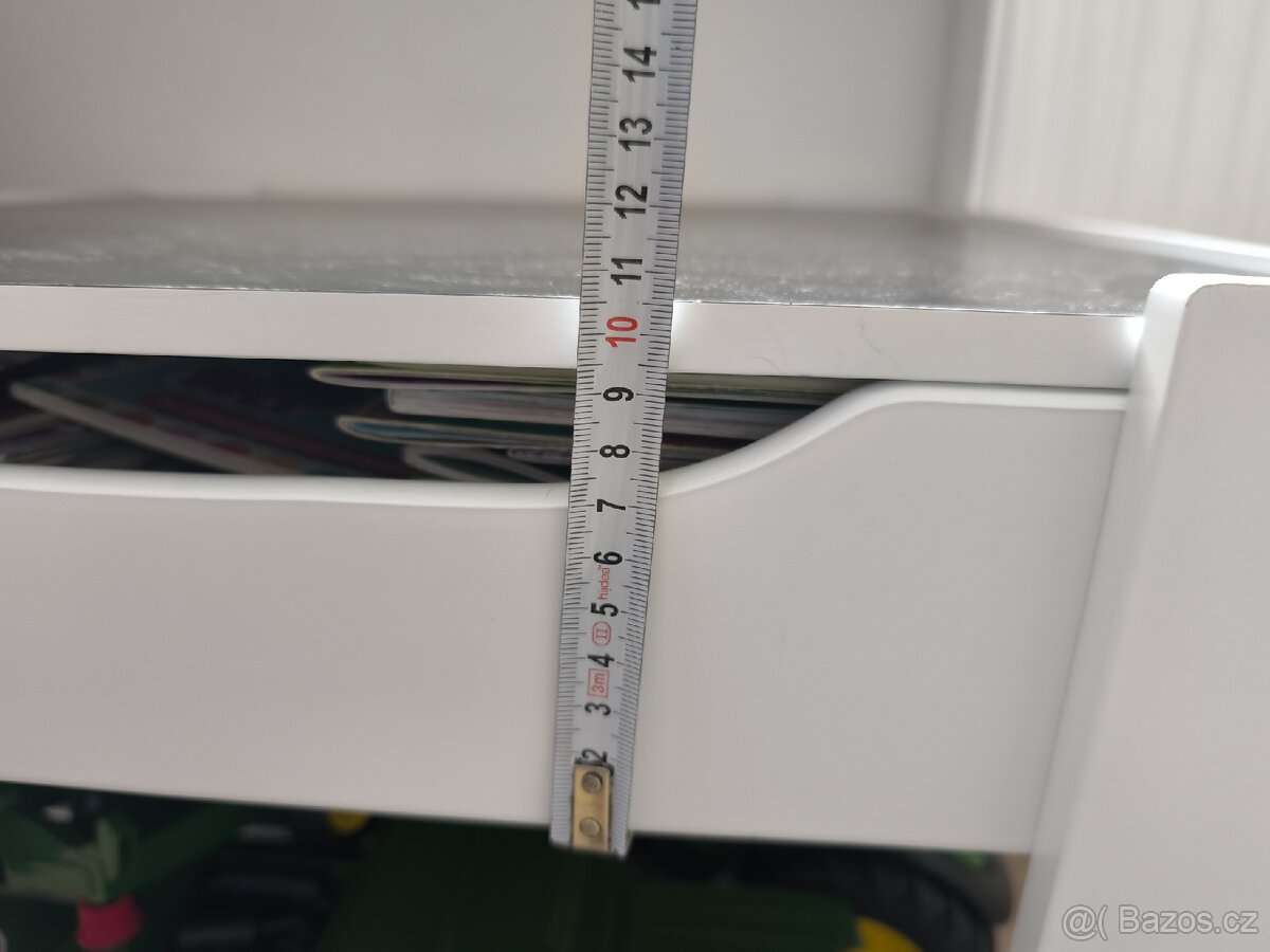 Dětský stůl dřevěný, Bílý - 5