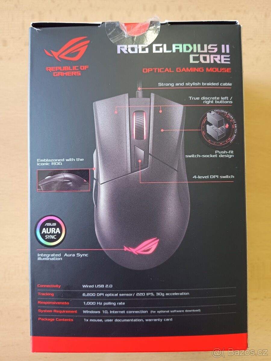 Prodám ROG Gladius II Core - 5