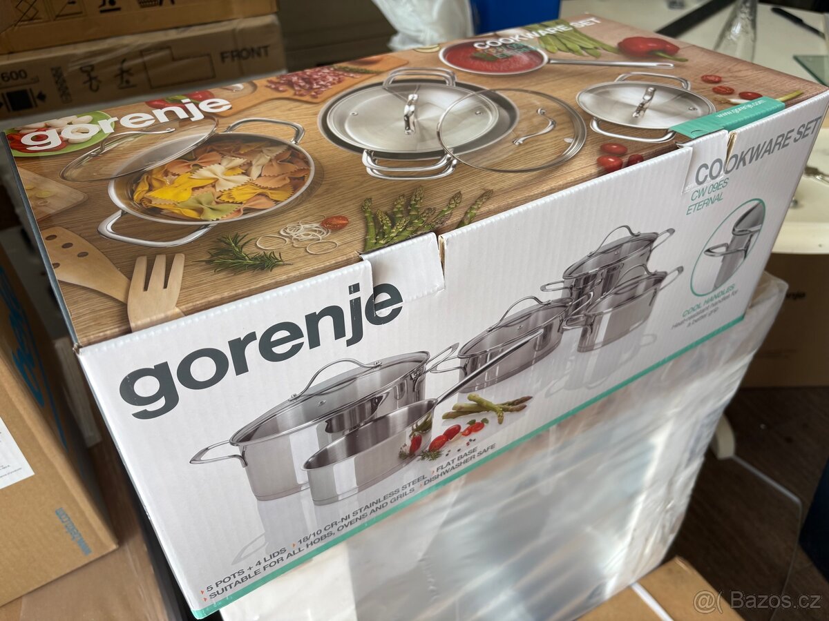 Nová sada nádobí GORENJE CW09ES - 2 roky záruka - 5