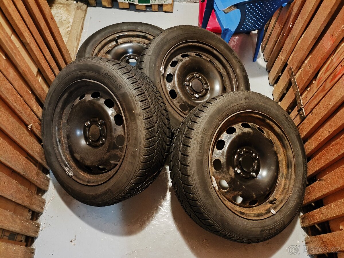 Zimní kola 4x108, 185/60 R15 - 5