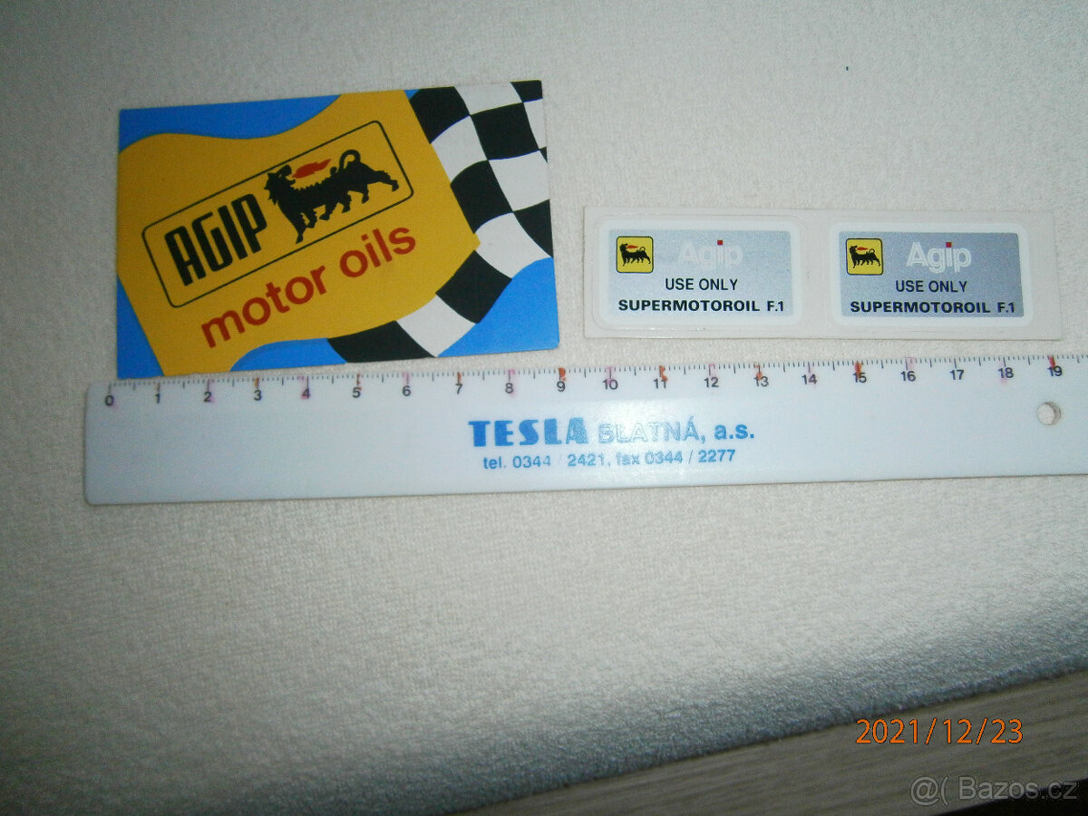 nášivka CASTROL + samolepky viz foto (AGIP,HELIX) - 5