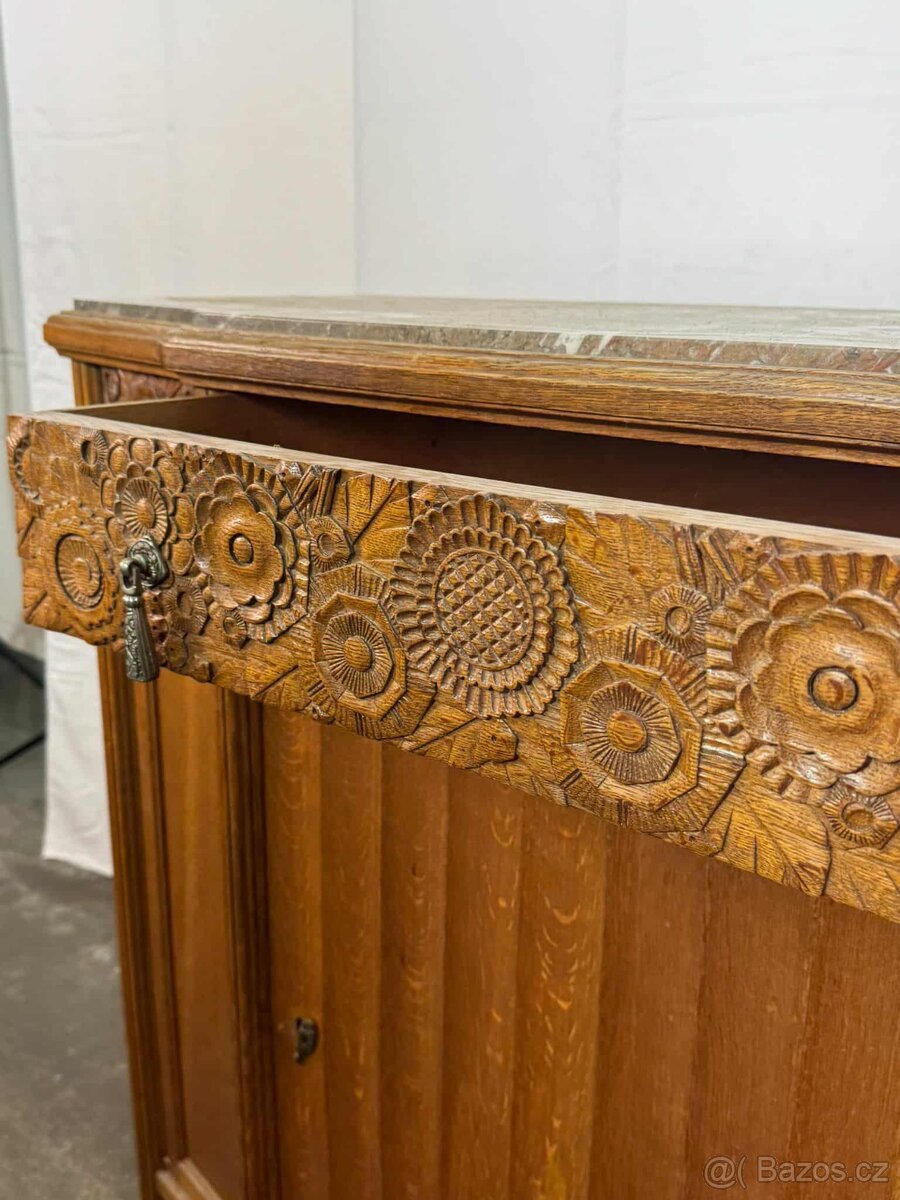 Art deco komoda s mramorem (134019) - 5