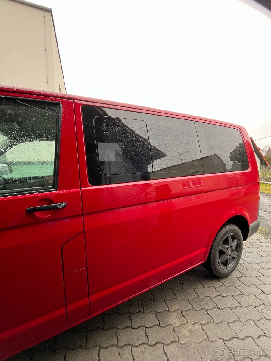 boční sklo vw t5 posuvném sklo levé -použité originál - 5