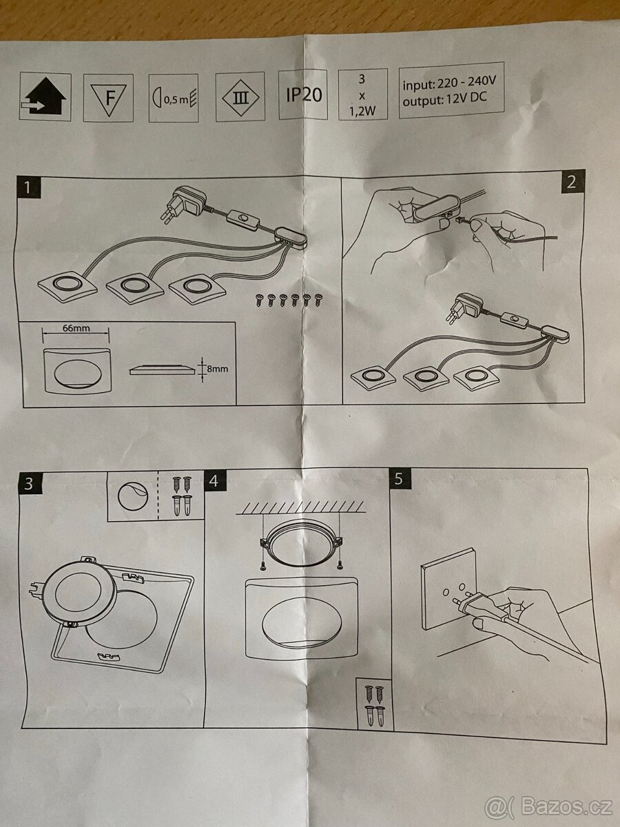 LED světlo - osvětlení vitríny - 5