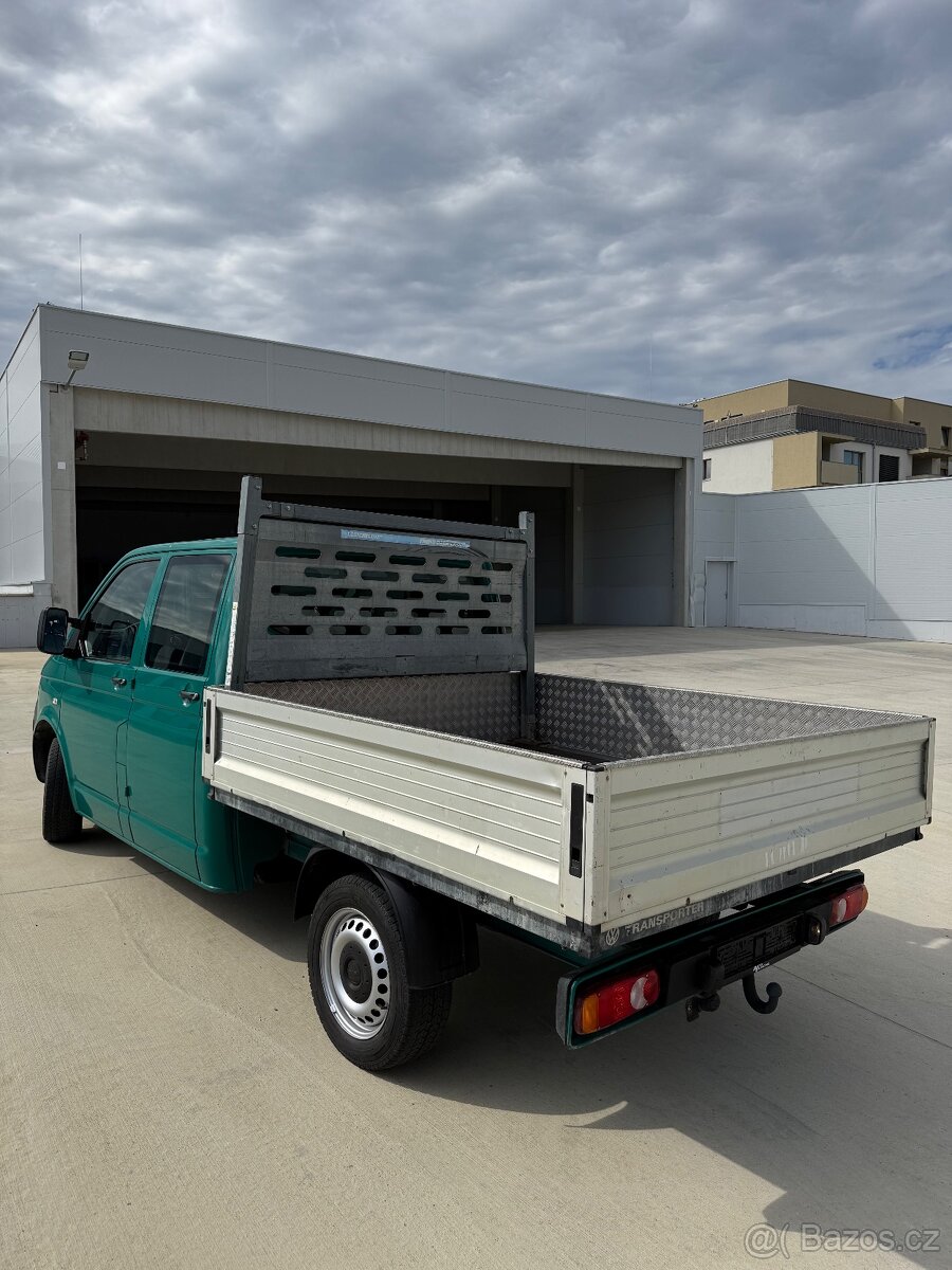 Vw T5 valník 1.9tdi 62kw TOP STAV DPH t5 transporter valník - 5