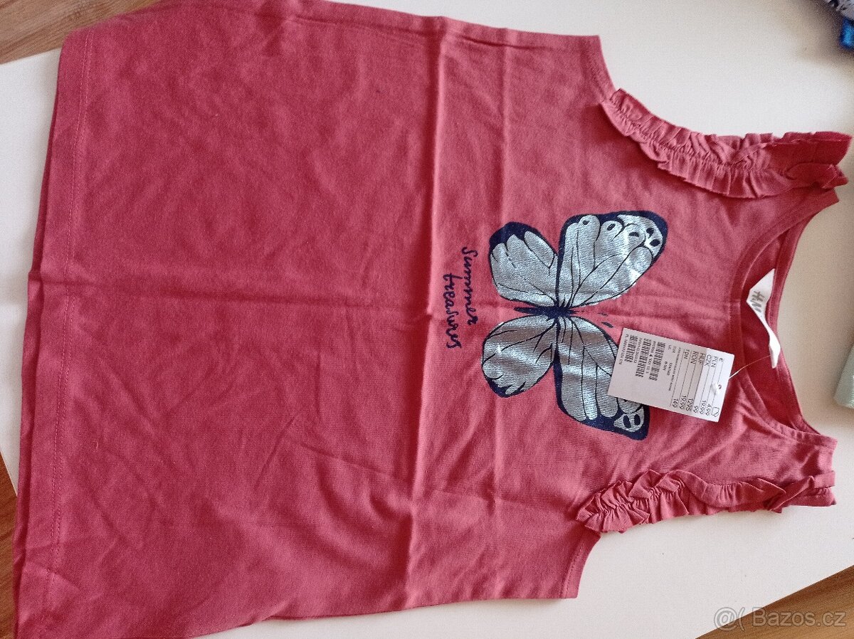Trička/šaty H&M vel 134/140 - 5
