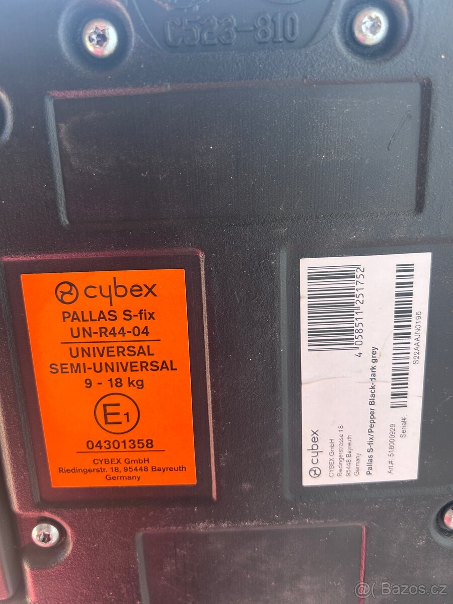 Prodam autosedačku Cybex pallas S-fix - 5