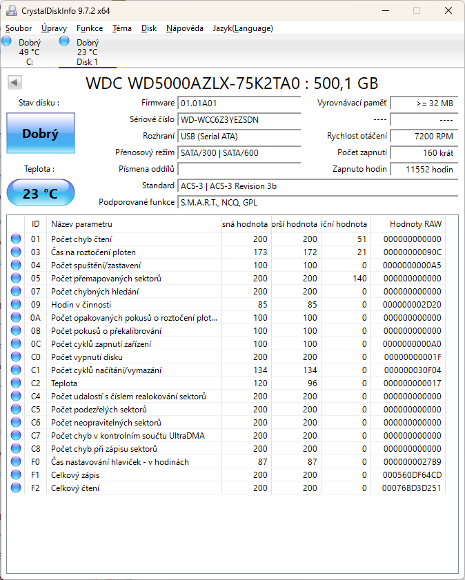 Různé 2,5"/3,5" SATA HDD 320-500GB - 5