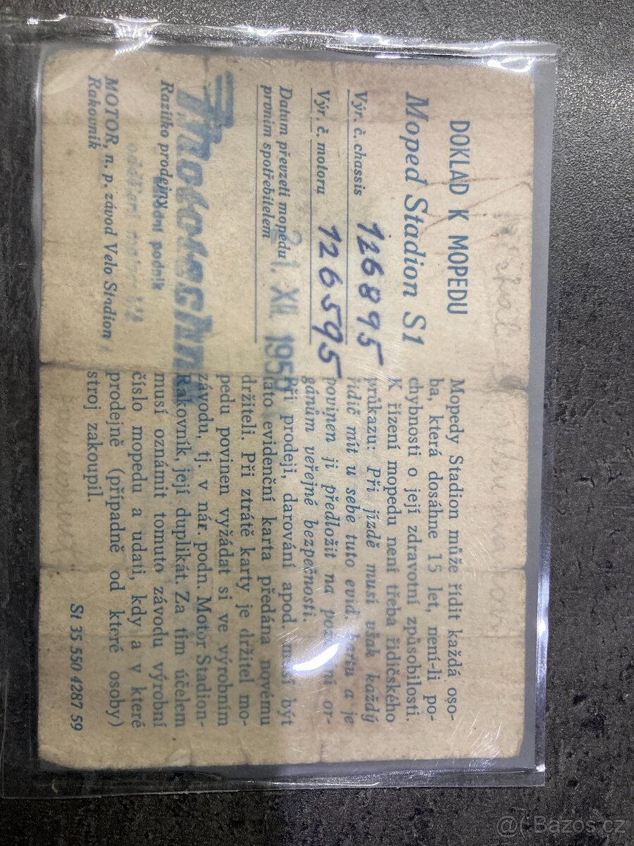 Prodám moped Stadion S11 - 5