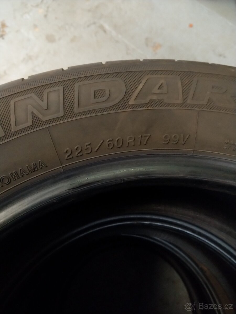 4x letní Yokohama 225/60 R17. - 5