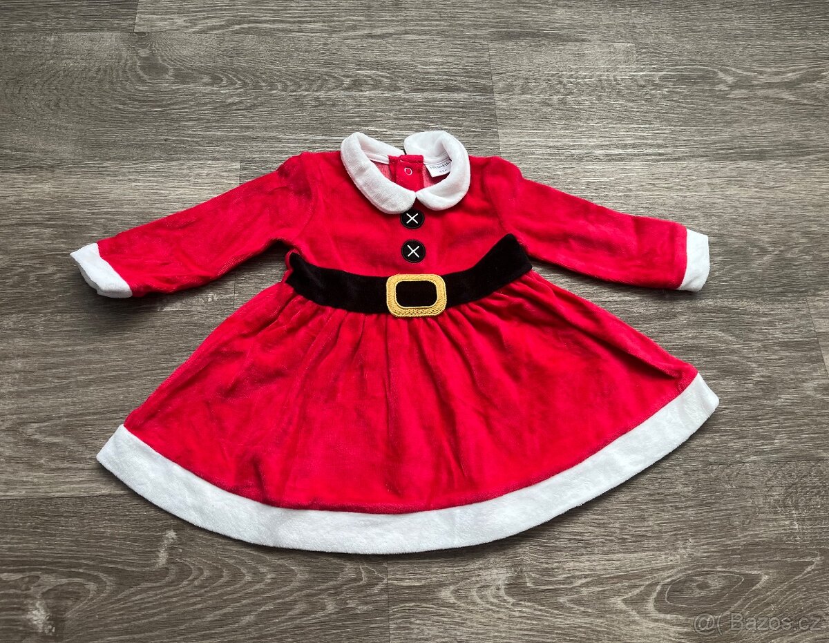 Vánoční šaty, vel. 6-9 měsíců - 5
