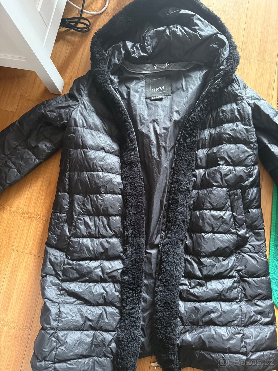 Zimní bunda Geox respira, dlouhá vel. 38 - 5