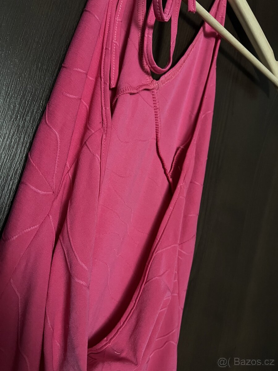 Azora - dáms. krásně růžové šaty – S/M? - 5