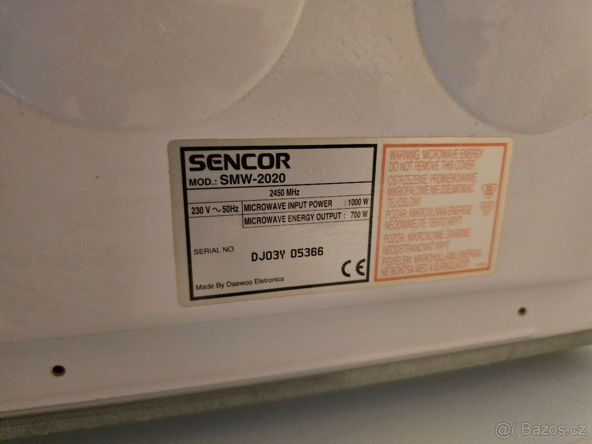 mikrovlnne trouba sencor - 5