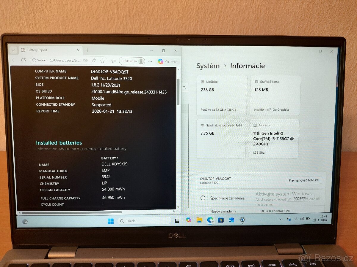 Dell Latitude 3320 – i5 / 8 / 256 - 5